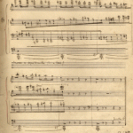 Manuscris - Sonata (nr.1) pentru vioară şi pian, 1953, pag. 51